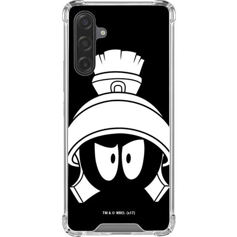 Looney Tunes Marvin the Martian Black and White Galaxy A17 Clear Case