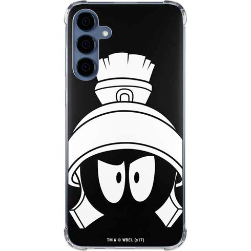 Looney Tunes Marvin the Martian Black and White Galaxy A35 5G Clear Case