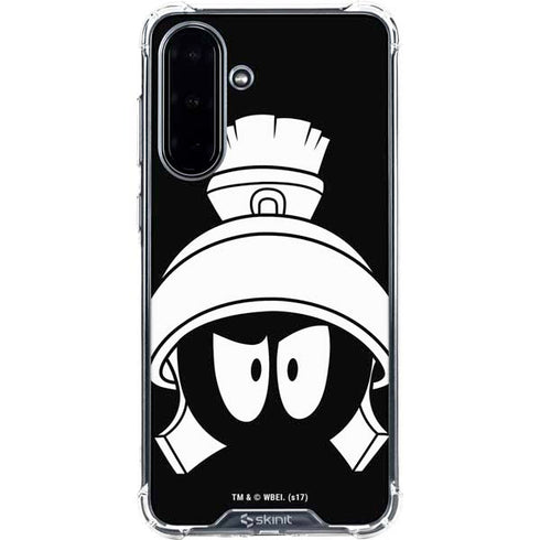 Looney Tunes Marvin the Martian Black and White Galaxy A36 5G Clear Case