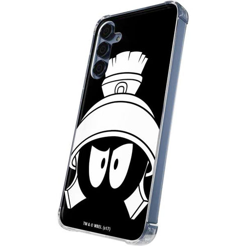 Looney Tunes Marvin the Martian Black and White Galaxy A55 5G Clear Case
