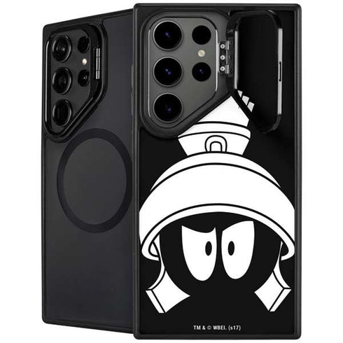 Looney Tunes Marvin the Martian Black and White Galaxy Cases