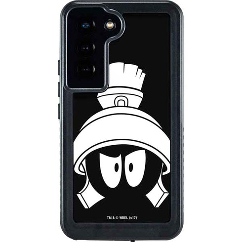 Looney Tunes Marvin the Martian Black and White Galaxy S24 Waterproof Case