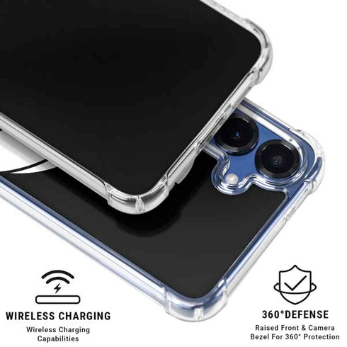 Looney Tunes Marvin the Martian Black and White Galaxy S25 Clear Case