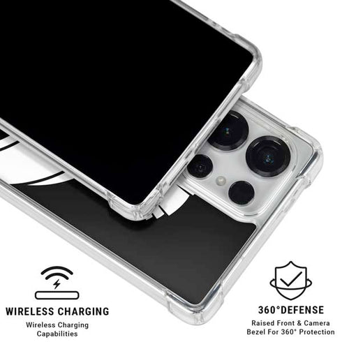 Looney Tunes Marvin the Martian Black and White Galaxy S25 Ultra Clear Case