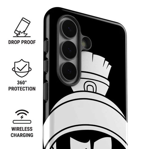 Looney Tunes Marvin the Martian Black and White Galaxy S26 Impact Case