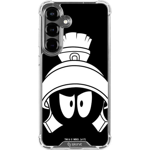 Looney Tunes Marvin the Martian Black and White Galaxy S26 Plus Clear Case