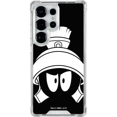 Looney Tunes Marvin the Martian Black and White Galaxy S26 Ultra Clear Case