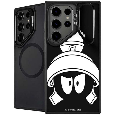 Looney Tunes Marvin the Martian Black and White Galaxy S26 Ultra Kickstand Case