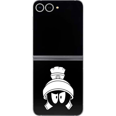 Looney Tunes Marvin the Martian Black and White Galaxy Z Flip6 Skin