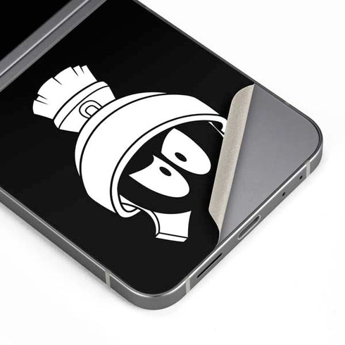 Looney Tunes Marvin the Martian Black and White Galaxy Z Flip6 Skin