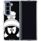 Looney Tunes Marvin the Martian Black and White Galaxy Z Fold5 5G Clear Case