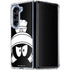 Looney Tunes Marvin the Martian Black and White Galaxy Z Fold5 5G Clear Case