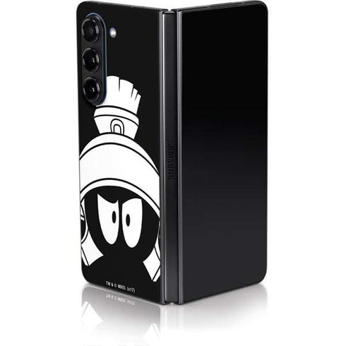 Looney Tunes Marvin the Martian Black and White Galaxy Z Fold5 5G Skin