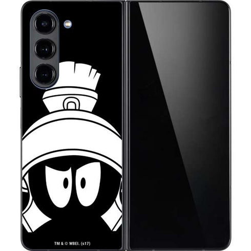 Looney Tunes Marvin the Martian Black and White Galaxy Z Fold5 5G Skin