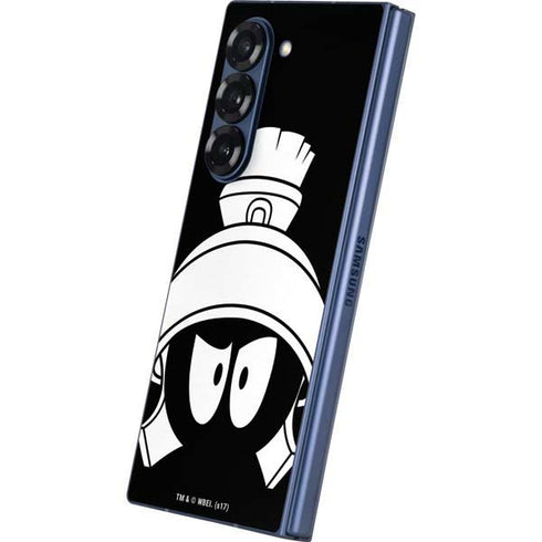 Looney Tunes Marvin the Martian Black and White Galaxy Z Fold6 Skin