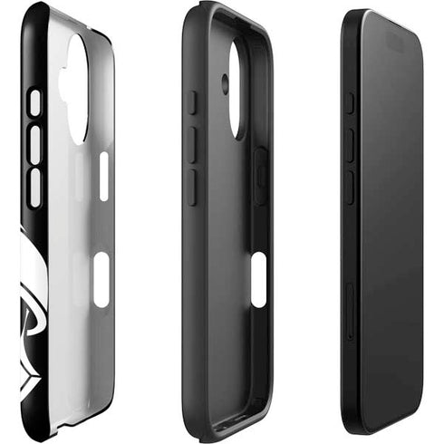 Looney Tunes Marvin the Martian Black and White iPhone 16 Plus Impact Case