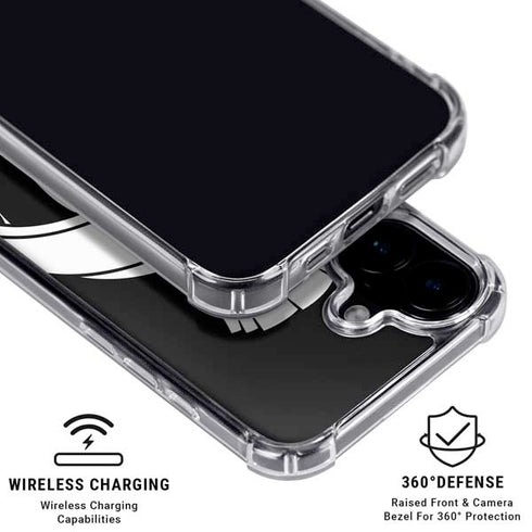 Looney Tunes Marvin the Martian Black and White iPhone 16 Plus MagSafe Case