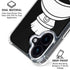 Looney Tunes Marvin the Martian Black and White iPhone 16 Plus MagSafe Case