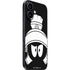 Looney Tunes Marvin the Martian Black and White iPhone 16 Plus Skin