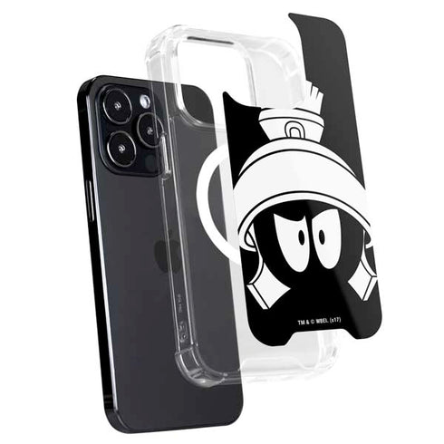 Looney Tunes Marvin the Martian Black and White iPhone 16 Pro Max MagSafe Case