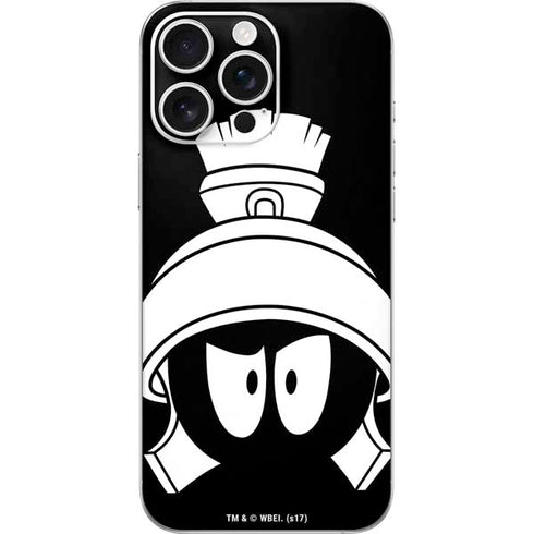 Looney Tunes Marvin the Martian Black and White iPhone 16 Pro Max Skin
