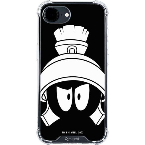 Looney Tunes Marvin the Martian Black and White iPhone 16e Clear Case