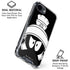 Looney Tunes Marvin the Martian Black and White iPhone 16e Clear Case