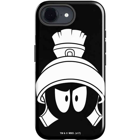 Looney Tunes Marvin the Martian Black and White iPhone 16e Impact Case