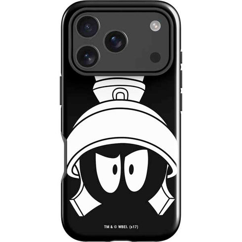 Looney Tunes Marvin the Martian Black and White iPhone 18 Pro Impact Case