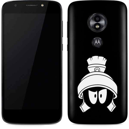 Looney Tunes Marvin the Martian Black and White Moto E5 Play Skin