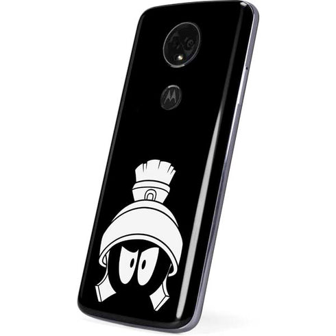 Looney Tunes Marvin the Martian Black and White Moto E5 Plus Skin