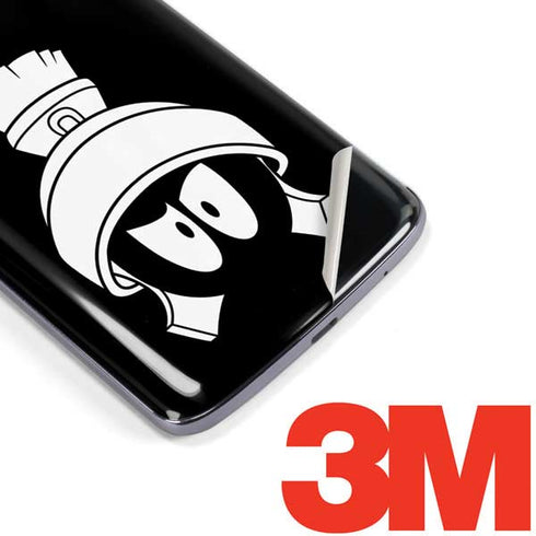 Looney Tunes Marvin the Martian Black and White Moto E5 Plus Skin