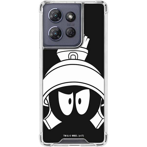 Looney Tunes Marvin the Martian Black and White Moto G 5G (2025) Clear Case