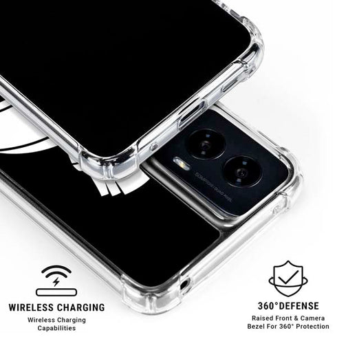 Looney Tunes Marvin the Martian Black and White Moto G Power 5G (2024) Clear Case