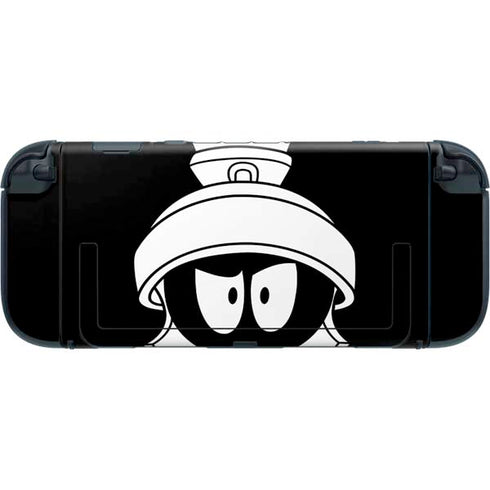 Looney Tunes Marvin the Martian Black and White Nintendo Switch 2 (2025) with Joy-Con Skin