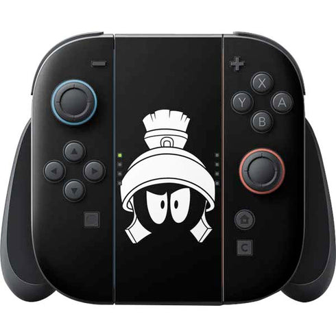 Looney Tunes Marvin the Martian Black and White Nintendo Skins