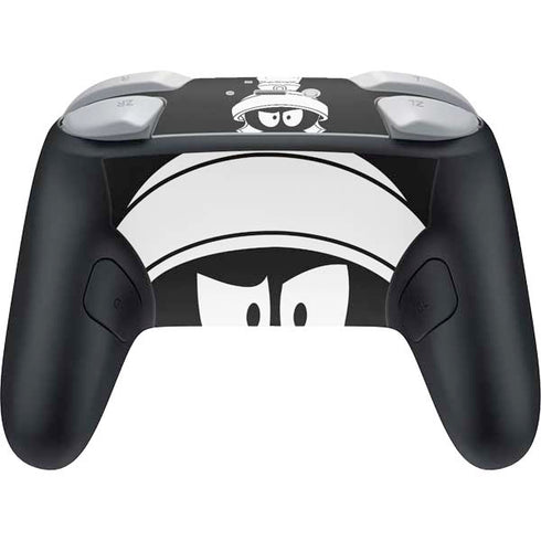 Looney Tunes Marvin the Martian Black and White Nintendo Switch 2 (2025) Pro Controller Skin