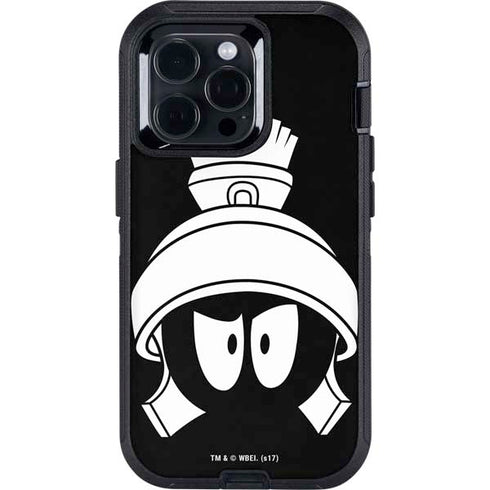 Looney Tunes Marvin the Martian Black and White Otterbox Defender iPhone Skin