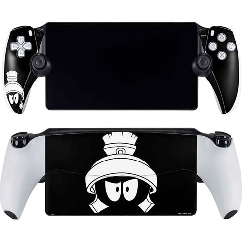 Looney Tunes Marvin the Martian Black and White PlayStation Portal Remote Player Skin
