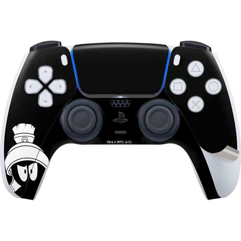 Looney Tunes Marvin the Martian Black and White PS5 Pro Bundle Skin