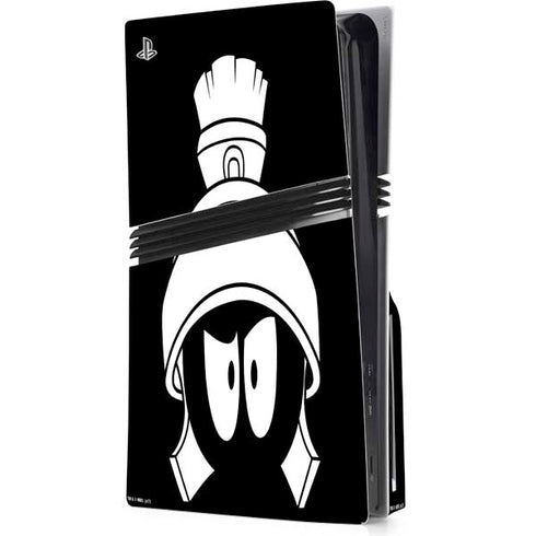 Looney Tunes Marvin the Martian Black and White PlayStation PS5 Skins