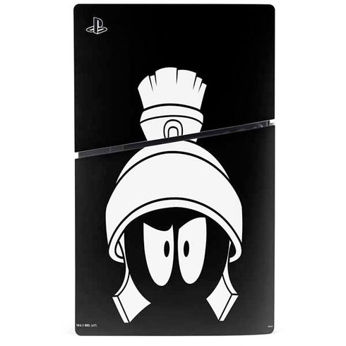 Looney Tunes Marvin the Martian Black and White PS5 Slim Digital Edition Console Skin