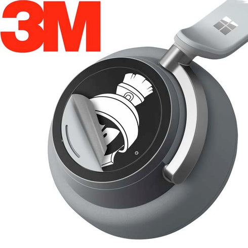 Looney Tunes Marvin the Martian Black and White Surface Headphones Skin