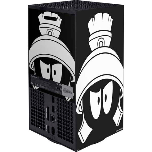 Looney Tunes Marvin the Martian Black and White Xbox Series X Bundle Skin