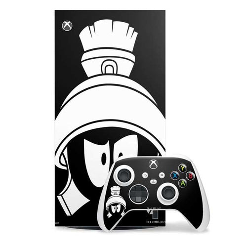 Looney Tunes Marvin the Martian Black and White Xbox Series X Skins