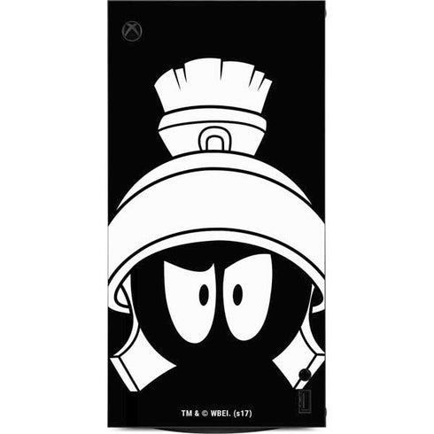 Looney Tunes Marvin the Martian Black and White XBox Series X Digital Edition Console Skin