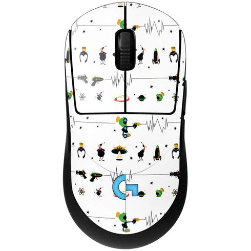 Looney Tunes Marvin the Martian Gadgets G Pro Wireless Gaming Mouse Skin