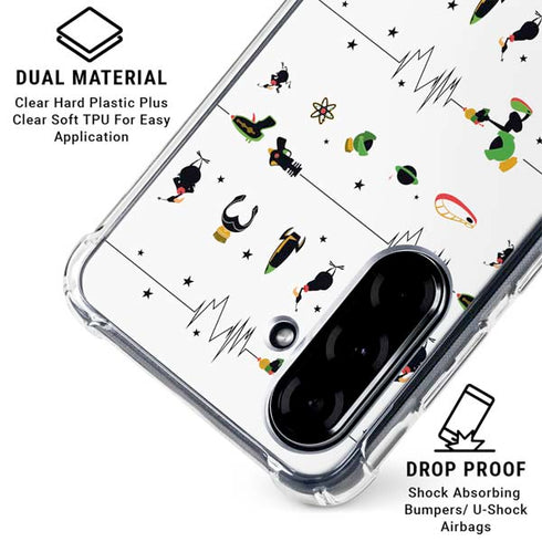 Looney Tunes Marvin the Martian Gadgets Galaxy A36 5G Clear Case