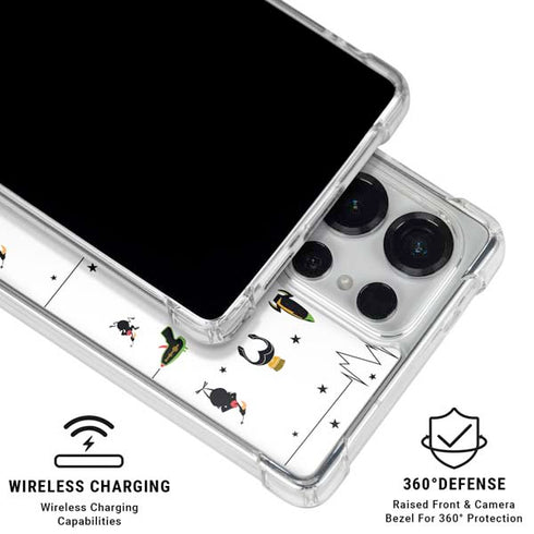 Looney Tunes Marvin the Martian Gadgets Galaxy S25 Ultra Clear Case