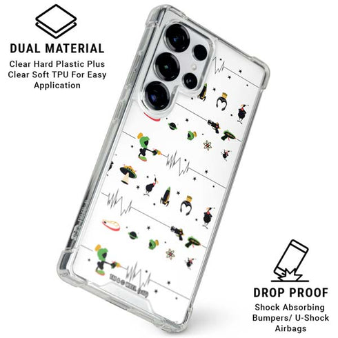 Looney Tunes Marvin the Martian Gadgets Galaxy S25 Ultra Clear Case